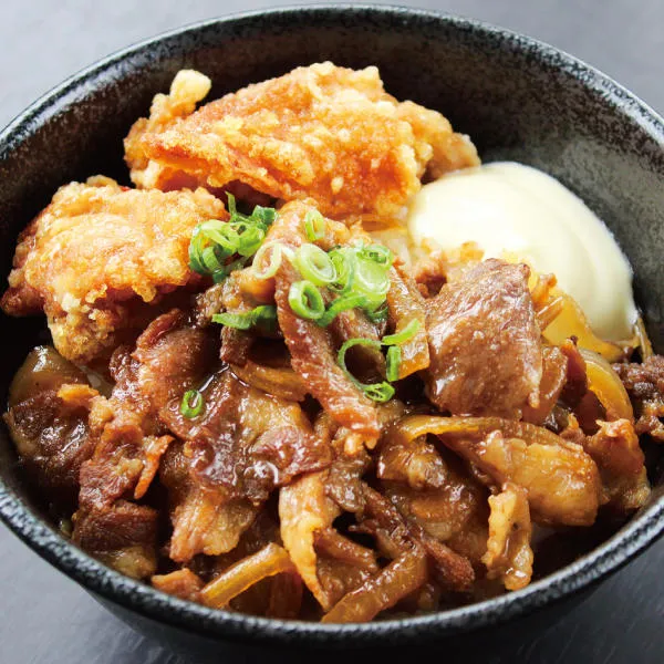 しょうが焼き丼(300)(からあげ2個付)