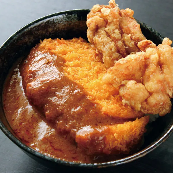 デミカツ丼(300)(からあげ2個付)