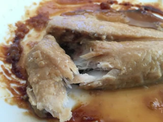 骨取りさばの味噌煮
